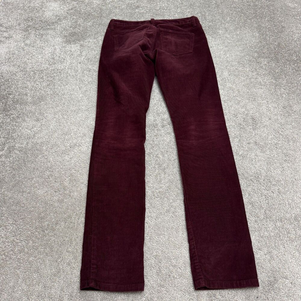 Banana Republic WE Skinny Cord Stretch Corduroy Pants Womens 26 Burgundy Casual - Picture 2 of 15